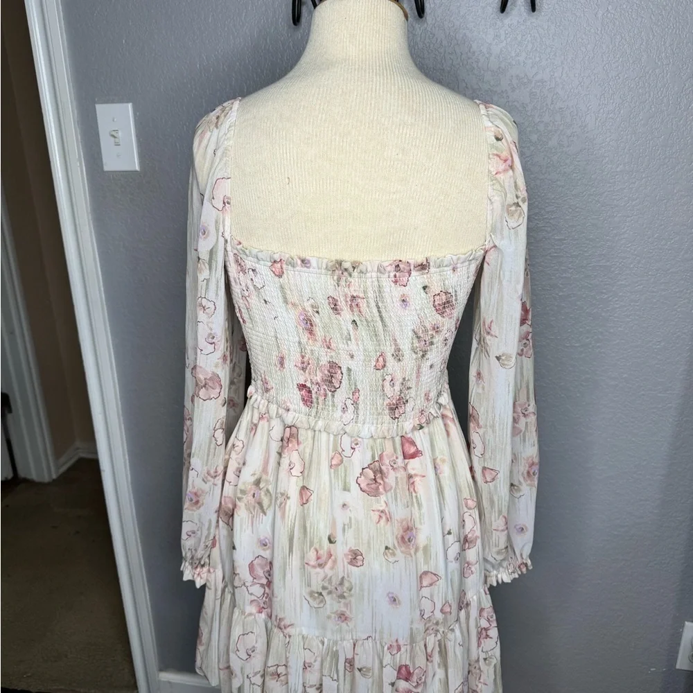 Floral Long Sleeve Dress‎